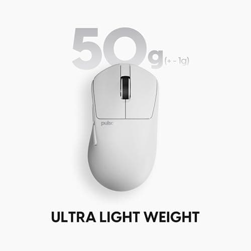 Pulsar X3 Mini Wireless/Wired Optical White Mouse image