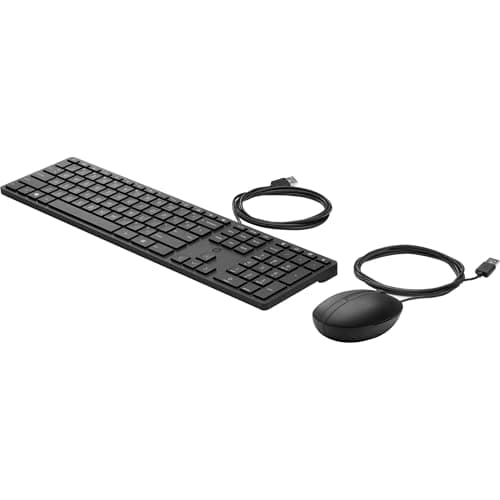 HP 320MK Wired Standard Keyboard With Optical Mouse image