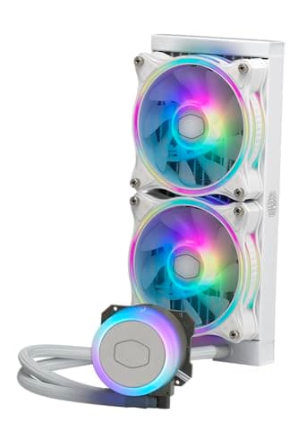 Cooler Master MasterLiquid ML240 Illusion Water 240mm 47.2 CFM White image