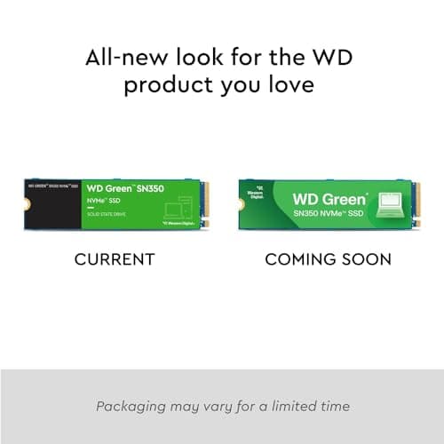 Western Digital Green SN350 2TB SSD M.2 NVMe PCIe 3.0 image
