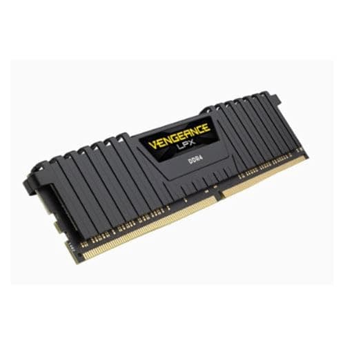 Corsair Vengeance LPX Black / Yellow DDR4-2400 CL16 16GB (2x8GB) image
