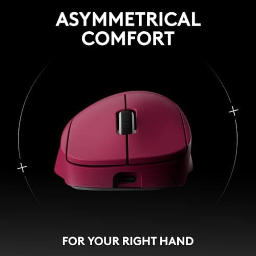 Logitech PRO X SUPERLIGHT 2 DEX Wired/Wireless Optical Gaming Mouse image