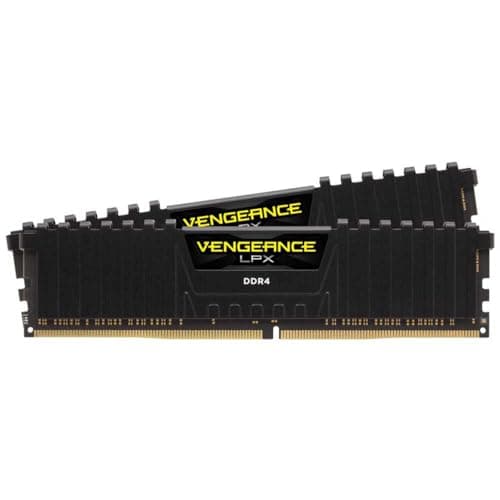 Corsair Vengeance LPX Black / Yellow DDR4-2400 CL14 16GB (2x8GB) image