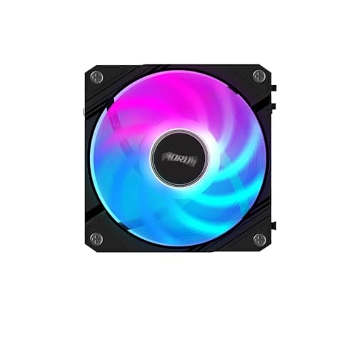 Gigabyte AORUS EZ CHAIN FAN 120mm 60 CFM Black PWM Addressable RGB image
