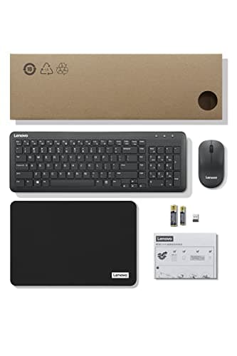 Lenovo 300 Wired/Wireless Standard Keyboard With Optical Mouse image