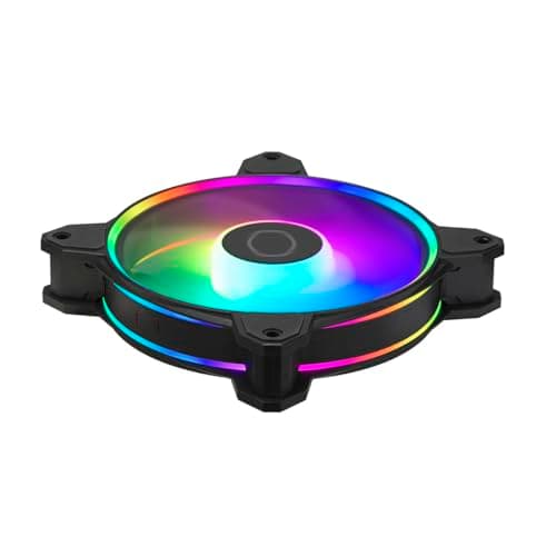 Cooler Master MasterFan MF120 Halo² 120mm Black Addressable RGB PWM 1-Pack image