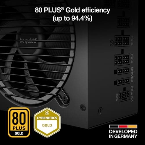 be quiet! Pure Power 13 M Fully Modular ATX Power Supply - 850 Watts ATX 3.1 - Black image