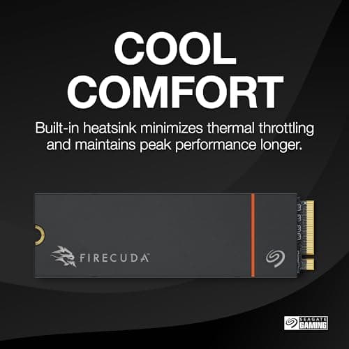 Seagate FireCuda 4TB M.2-2280 SSD PCIe 4.0 NVMe 530R w/Heatsink image