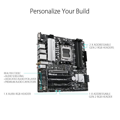 ASUS PRIME B650M-A AX II AM5 DDR5 Micro ATX image