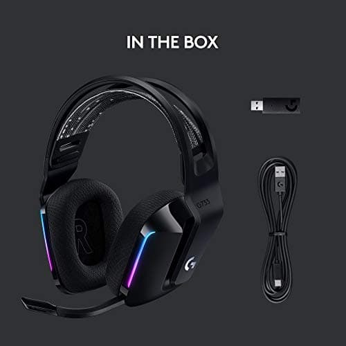 Logitech G733 Lightspeed Wireless Gaming Headset - Black image