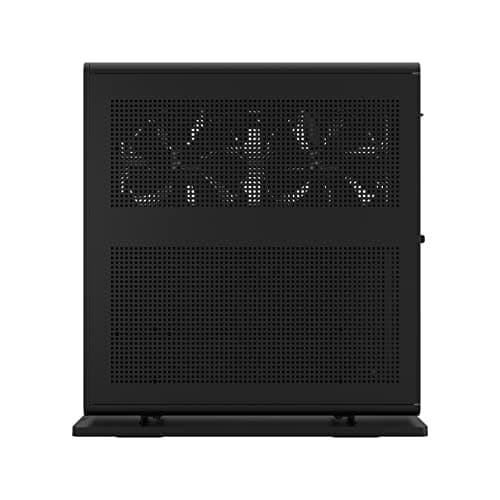 Fractal Design Ridge PCIe 4.0 Mini-ITX Tower Black with Mesh Side Panel and USB 3.2 Gen 2 Type-C / USB 3.2 Gen 1 Type-A image