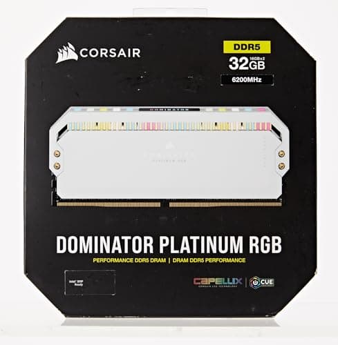 Corsair Dominator Platinum RGB White DDR5-6200 CL36 32GB (2x16GB) image