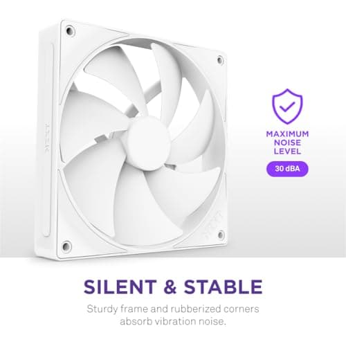 NZXT F120P (2024) 120mm White PWM image