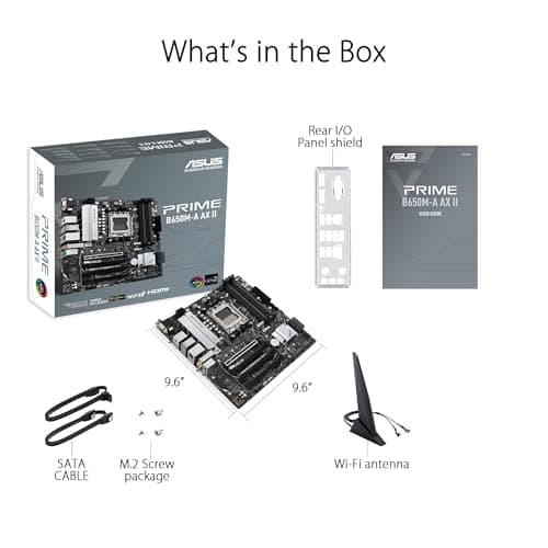 ASUS PRIME B650M-A AX II AM5 DDR5 Micro ATX image