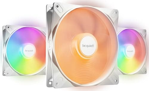 be quiet! Light Wings LX 140mm White Addressable RGB PWM 56 CFM 3-Pack main image