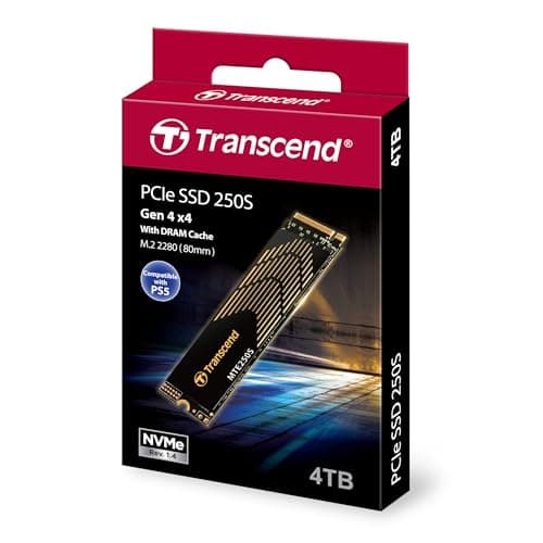 Transcend 250S 4TB SSD M.2 PCIe 4.0 NVMe image