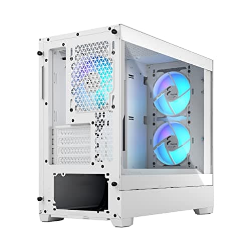 Fractal Design Pop Mini Air Micro ATX Mid Tower White with Tempered Glass Side Panel and USB 3.2 Gen 1 Type-A Front Panel image