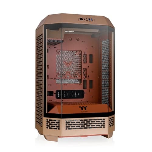 Thermaltake The Tower 300 MicroATX Mini Tower Tempered Glass Side Panel - Gravel Sand main image