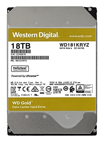 Western Digital Gold 18TB HDD 3.5" 7200RPM SATA image