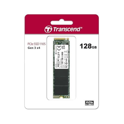 Transcend 110S 128GB SSD M.2-2280 PCIe 3.0 X4 NVMe image