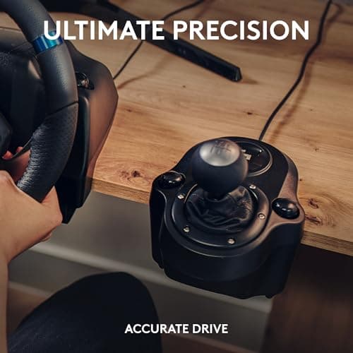 Logitech G Gaming Driving Force Shifter - Compatible with G29 and G920 Driving Force Racing Wheels for Playstation 4, Xbox One, and PC image