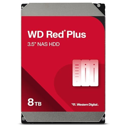 Western Digital Red Plus 8TB HDD 3.5" 5640RPM SATA image