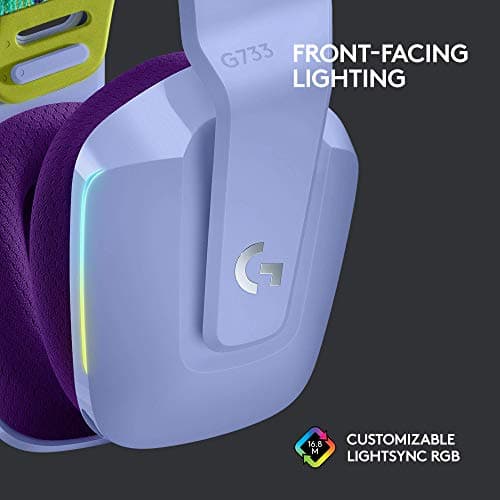 Logitech G733 Gaming Headset Closed-Back Purple image