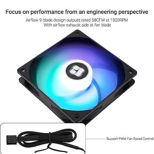 Thermalright TL-C12RB-S V2 120mm Black PWM Addressable RGB 58 CFM image