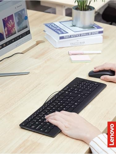Lenovo 300 Wired Slim Keyboard image