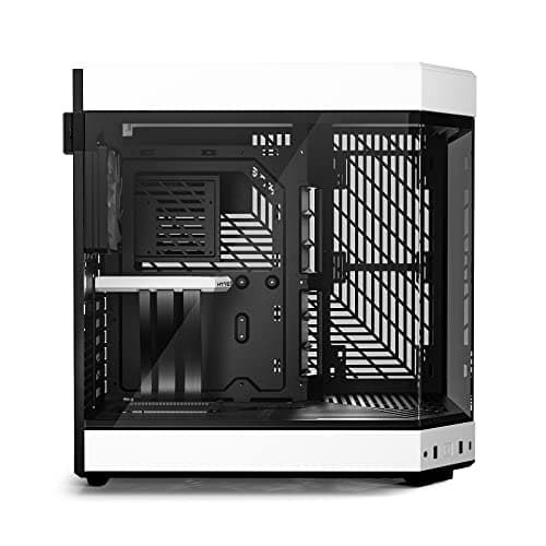 HYTE Y60 ATX Mid Tower White / Black with Tempered Glass Side Panel and USB 3.2 Gen 2 Type-C, USB 3.2 Gen 1 Type-A image