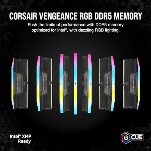 Corsair Vengeance RGB Black DDR5-7200 CL34 32GB (2x16GB) image