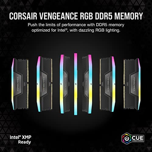 Corsair Vengeance RGB Black DDR5-6200 CL36 32GB (2x16GB) image