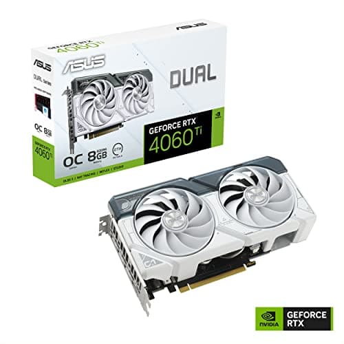 Asus DUAL OC GeForce RTX 4060 Ti 8GB GDDR6 White image