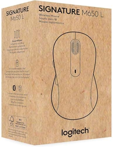Logitech M650 L Bluetooth Wireless Optical Mouse image