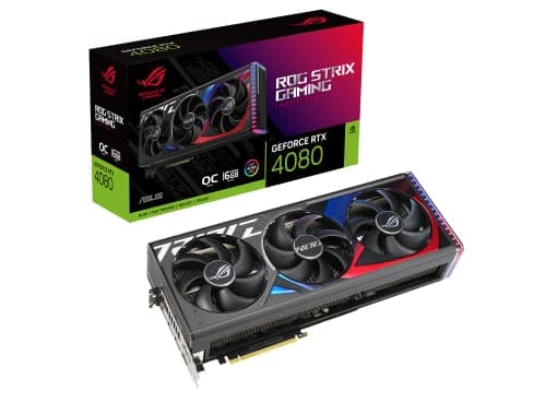Asus GeForce RTX 4080 ROG STRIX GAMING OC 16GB GDDR6X Black / Red main image