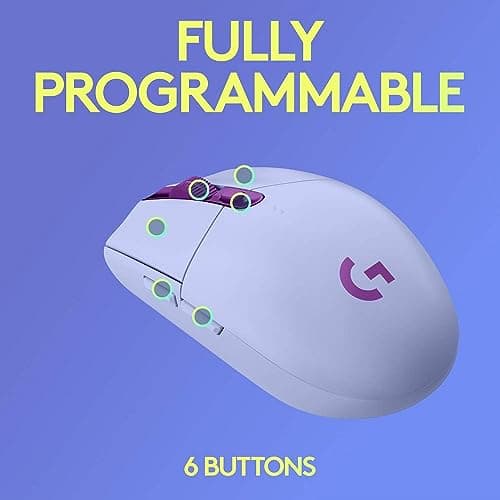 Logitech G305 LIGHTSPEED Wireless Gaming Mouse Lilac image