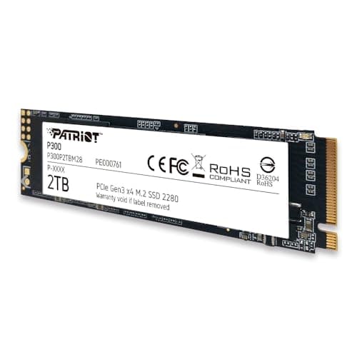 Patriot P300 2TB M.2-2280 SSD PCIe 3.0 x4 NVMe image