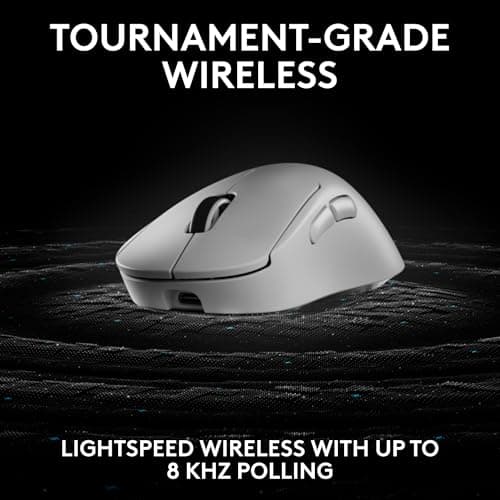 Logitech PRO X SUPERLIGHT 2 DEX Wired/Wireless Optical Gaming Mouse image