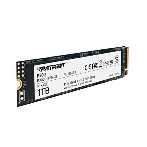Patriot P300 1TB SSD M.2-2280 PCIe 3.0 X4 NVMe image
