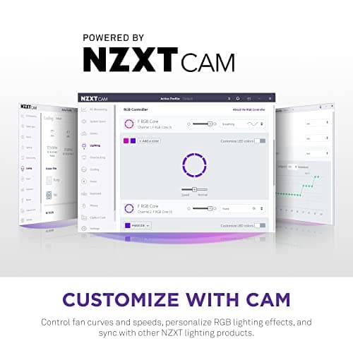 NZXT F120 Core 120mm Black RGB PWM image