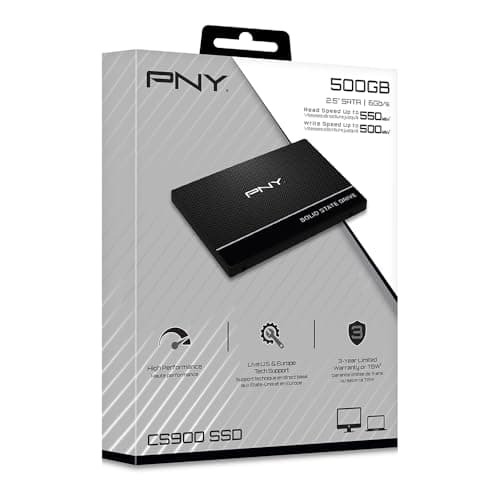 PNY CS900 500GB SSD 2.5" SATA 6.0 Gb/s image