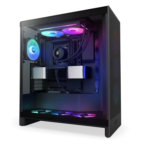 NZXT KRAKEN PLUS RGB 240 MM BLACK AIO LIQUID COOLER WITH 1.54" LCD image