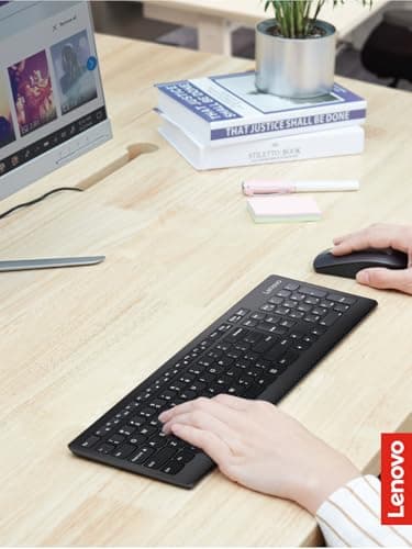 Lenovo 510 Wired/Wireless Standard Keyboard With Optical Mouse image
