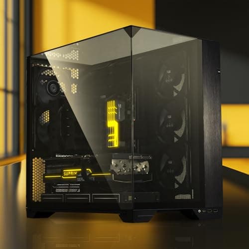 Lian Li O11 Vision ATX Mid Tower Black Tempered Glass Side Panel image