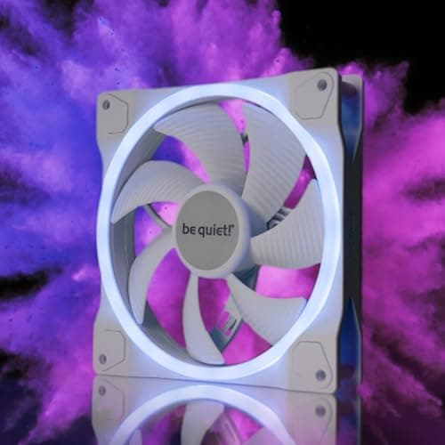 be quiet! Light Wings 140mm White PWM RGB 3-Pack image