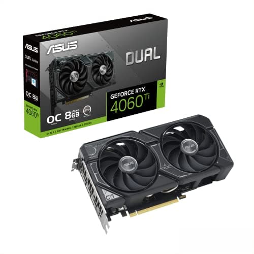 Asus GeForce RTX 4060 Ti DUAL OC 8GB GDDR6 Black image