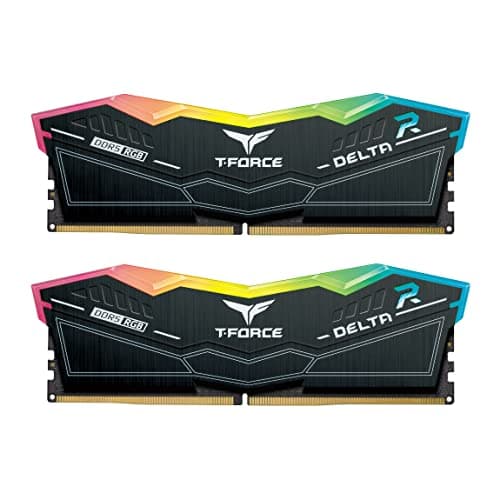 TEAMGROUP T-Force Delta RGB Black / Silver DDR5-7600 CL36 32GB (2x16GB) main image