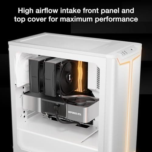 be quiet! Pure Base 501 DX ATX Mid Tower White Tempered Glass image