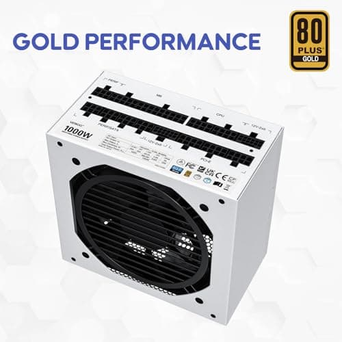 Vetroo GV1000 ATX 1000W Fully Modular 80+ Gold Certified image