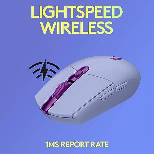 Logitech G305 LIGHTSPEED Wireless Gaming Mouse Lilac image